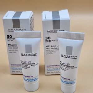 La Roche Posay Mela B3 UV Sunscreen SPF 30 Niacinamide 5% Sample Size 3ml Qty 2